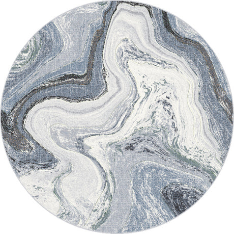 Dynamic Rugs Eclipse 63436 Power Loomed Modern Grey/Cream Rug