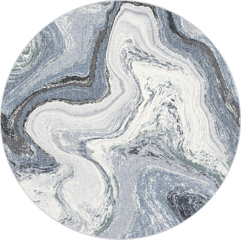Dynamic Rugs Eclipse 63436 Power Loomed Modern Grey/Cream Rug