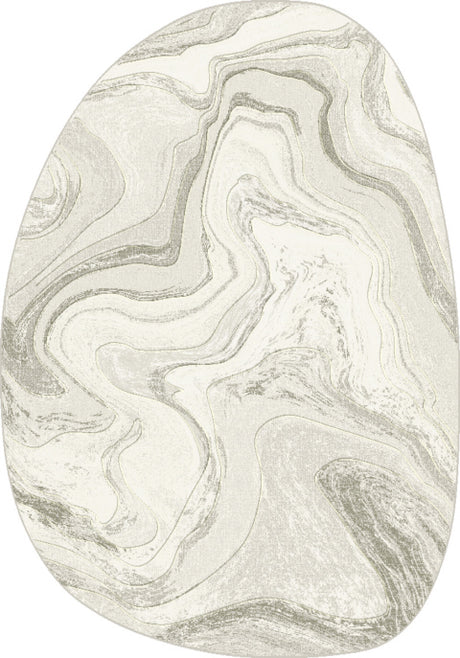 Dynamic Rugs Eclipse 63436 Power Loomed Modern Beige Rug