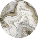 Dynamic Rugs Eclipse 63436 Power Loomed Modern Cream/Mocha Rug