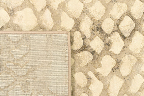 Dynamic Rugs Eclipse 64194 Ivory Rugs - corner detail