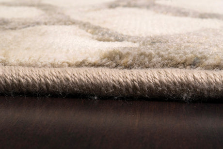 Dynamic Rugs Eclipse 64194 Ivory Rugs - pile detail