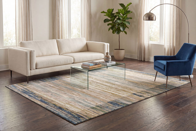 Dynamic Rugs Eclipse 79138 Blue / Grey Rugs - room scene