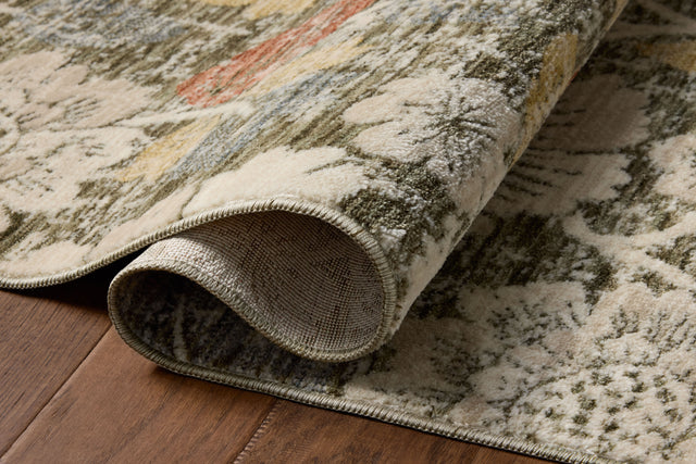 Loloi Eileen ELE-03 Transitional Power Loomed Olive, Multi Rug