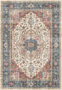 Dynamic Rugs Elise 6302 Power Loomed Traditional Red/Blue/Beige Rug