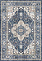 Dynamic Rugs Elise 6302 Power Loomed Traditional Navy/Ivory Rug