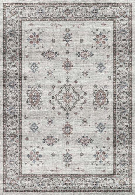 Dynamic Rugs Elise 6304 Power Loomed Traditional Grey Rug