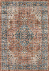 Dynamic Rugs Elise 6305 Power Loomed Traditional Red/Blue/Beige Rug