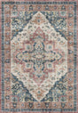 Dynamic Rugs Elise 6306 Power Loomed Traditional Wine/Navy/Tan Rug