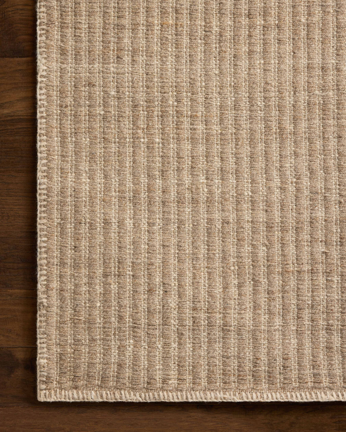 Loloi Elma ELM-01 Contemporary Hand Woven Dove Rug