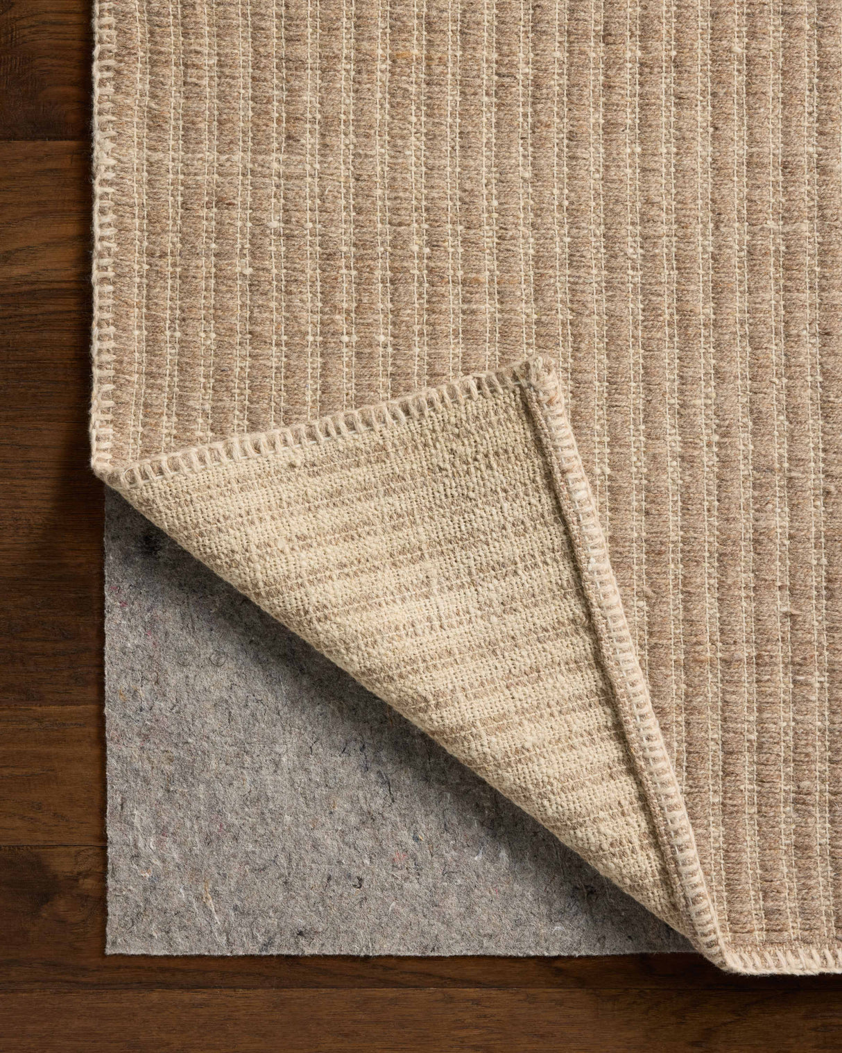 Loloi Elma ELM-01 Contemporary Hand Woven Dove Rug