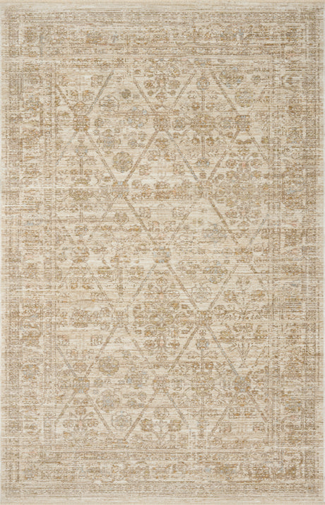 Loloi Elora ELR-01 Traditional Power Loomed Ivory, Multi Rug