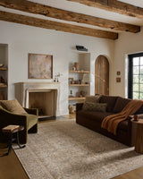 Loloi Elora ELR-05 Traditional Power Loomed Sky, Terracotta Rug