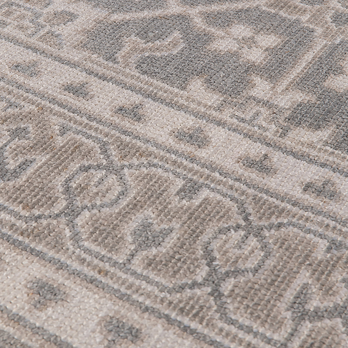 Amer Empress EMP-5 Gray / Brown area rug - close-up view