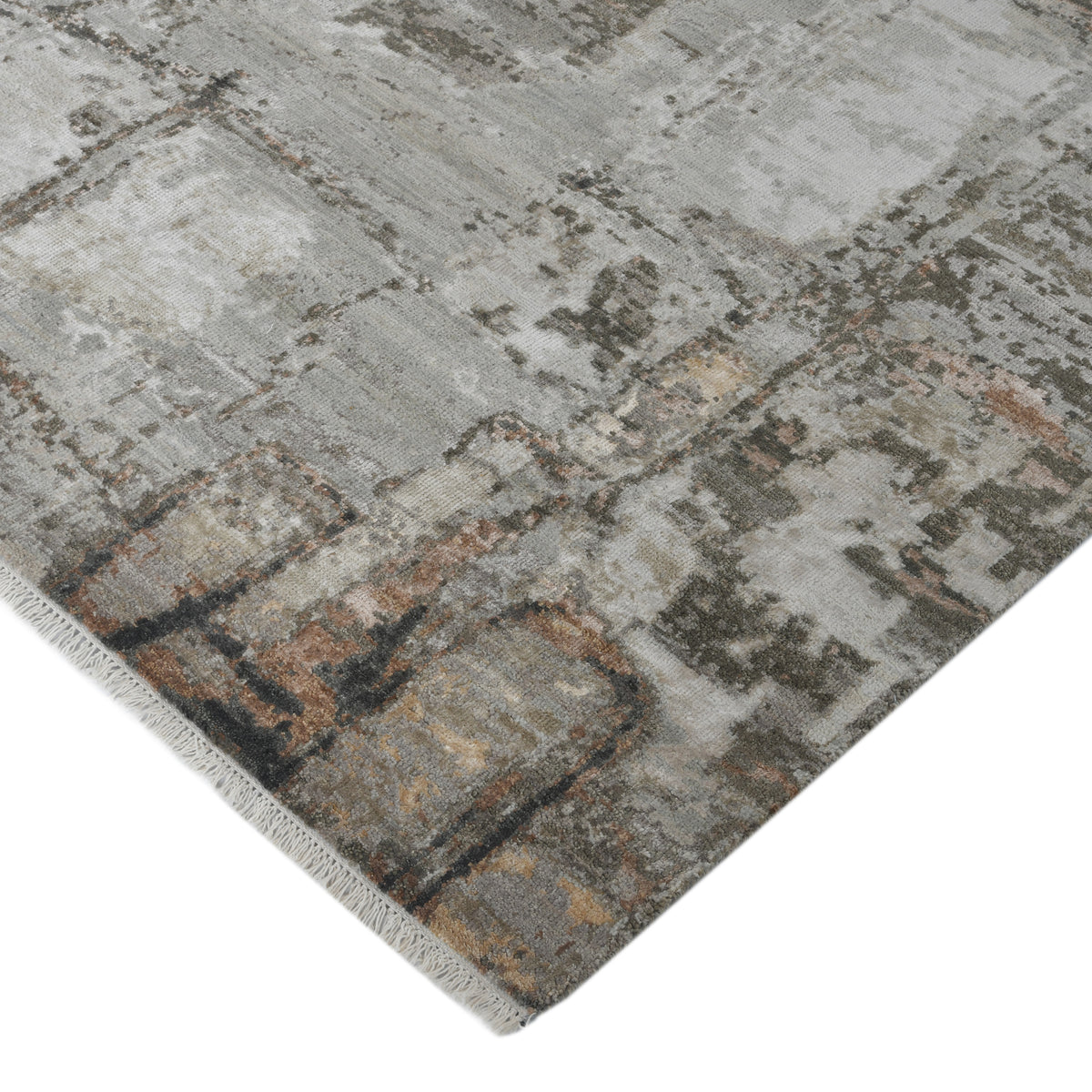 Amer Ensemble ENS-6 Platinum area rug - corner view