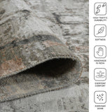 Amer Ensemble ENS-6 Platinum area rug - infographic view