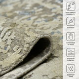 Amer Essence ESS-2 Blue area rug - infographic view