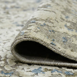 Amer Essence ESS-2 Blue area rug - rolled view