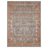 Amer Eternal ETE-15 Sea Blue / Rust area rug - product view