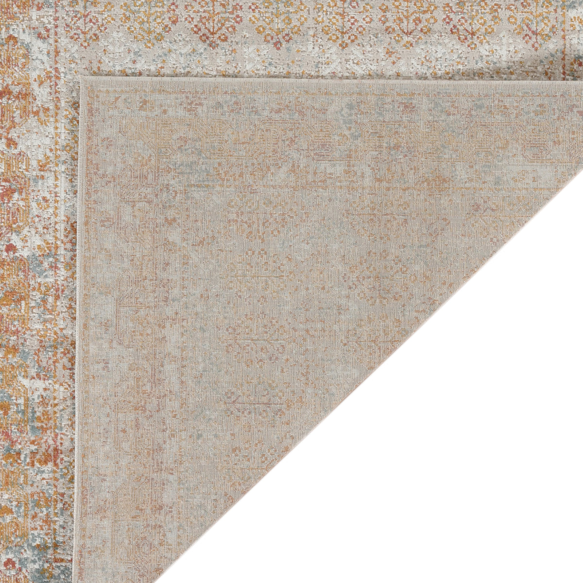 Amer Eternal ETE-16 Beige / Rust area rug - back view