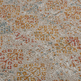 Amer Eternal ETE-16 Beige / Rust area rug - close-up view
