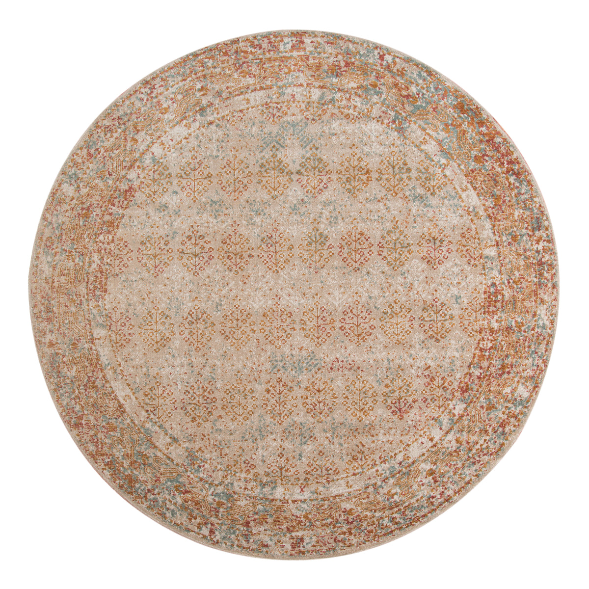 Amer Eternal ETE-16 Beige / Rust area rug - product view