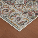 Amer Eternal Farmhouse Medallion Power-Loom Beige/Sand Area Rug