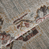 Amer Eternal Farmhouse Medallion Power-Loom Beige/Sand Area Rug