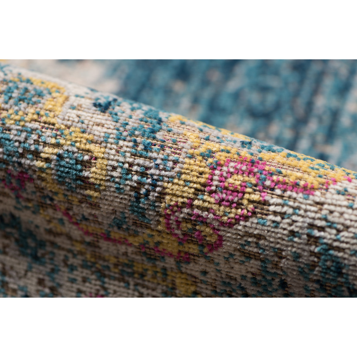 Amer Eternal ETE-22 Turquoise Blue area rug - color swatch view