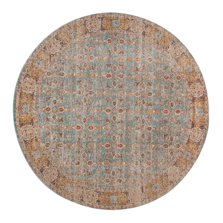 Amer Eternal ETE-27 Teal / Gold area rug - product view