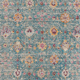 Amer Eternal ETE-28 Turquoise / Blue area rug - color swatch view