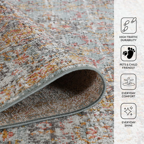 Amer Eternal ETE-30 Seafoam Green area rug - infographic view