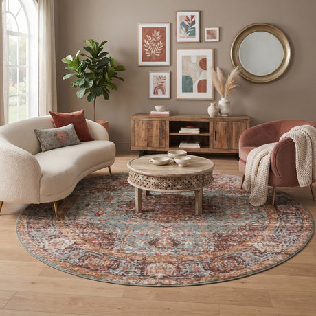 Amer Eternal ETE-30 Seafoam Green area rug - lifestyle view