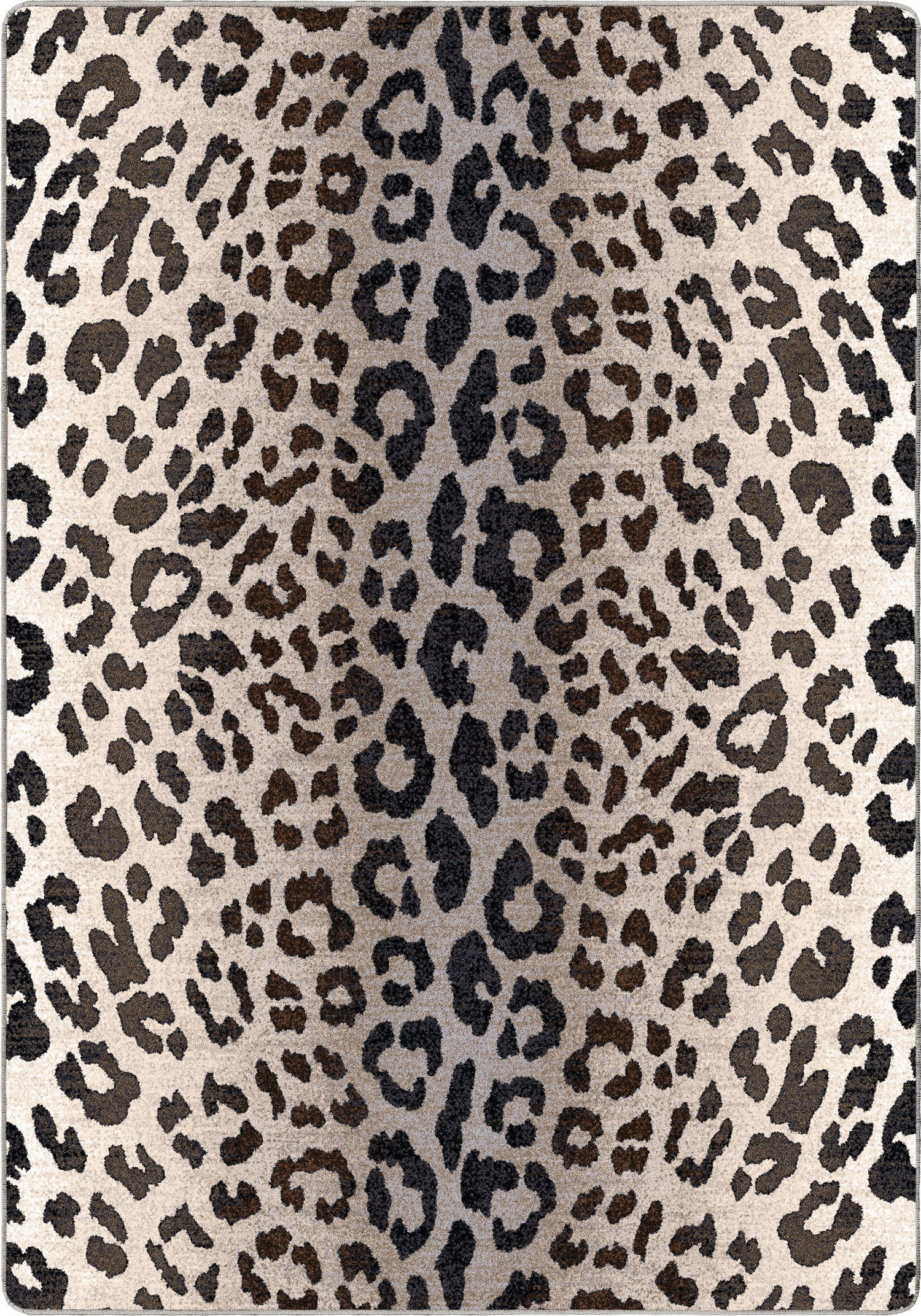 American Dakota Mafaldi Snow Leopard Silver Rug