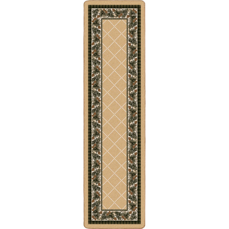 American Dakota Evergreen Light Maize Rug