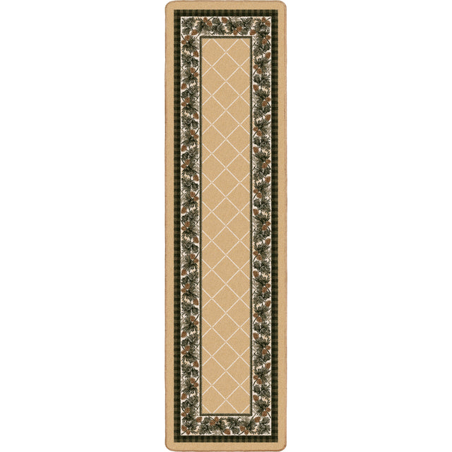 American Dakota Evergreen Light Maize Rug