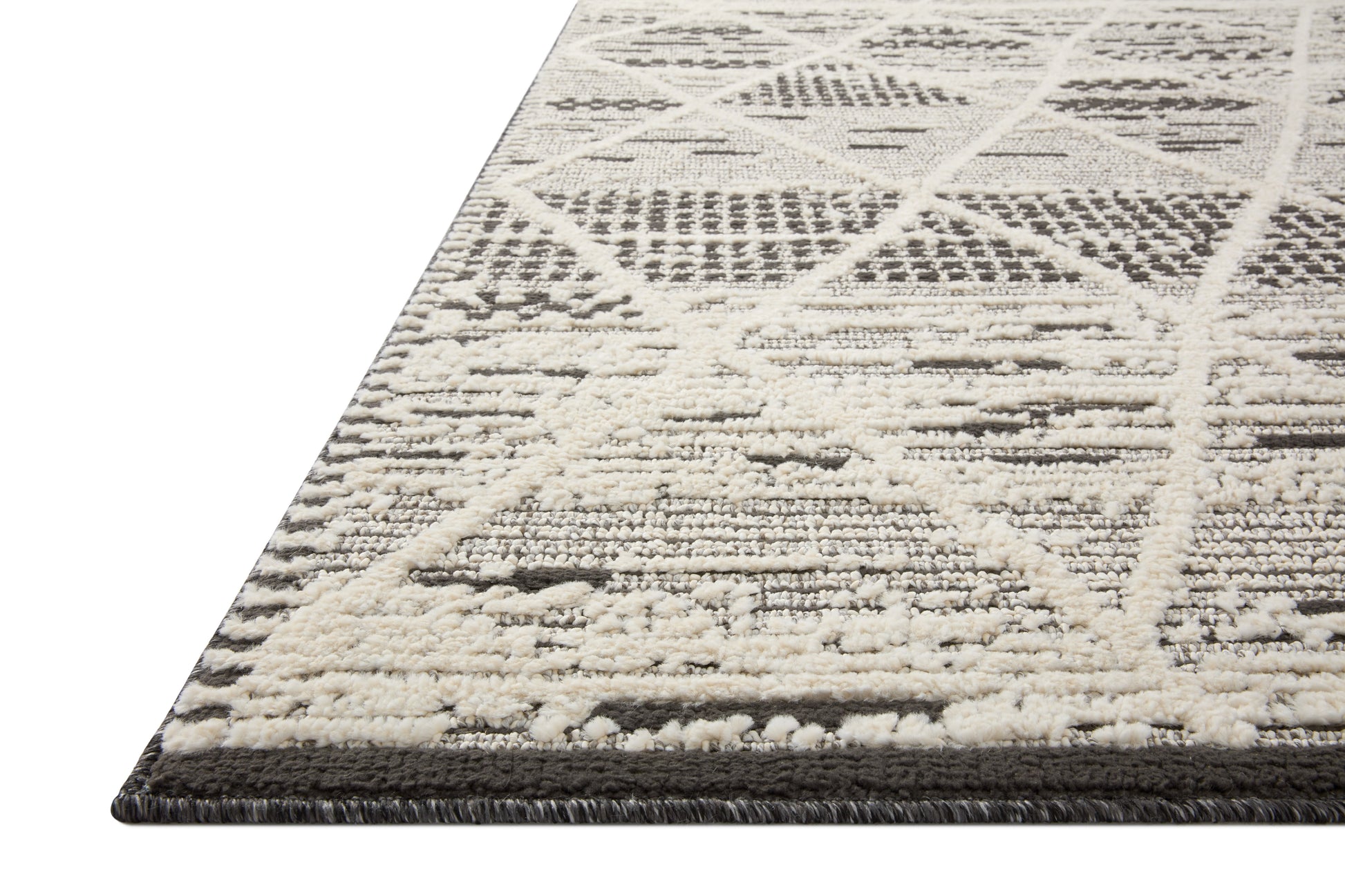 Loloi Fabian Fab-03 Charcoal/Ivory Area Rug