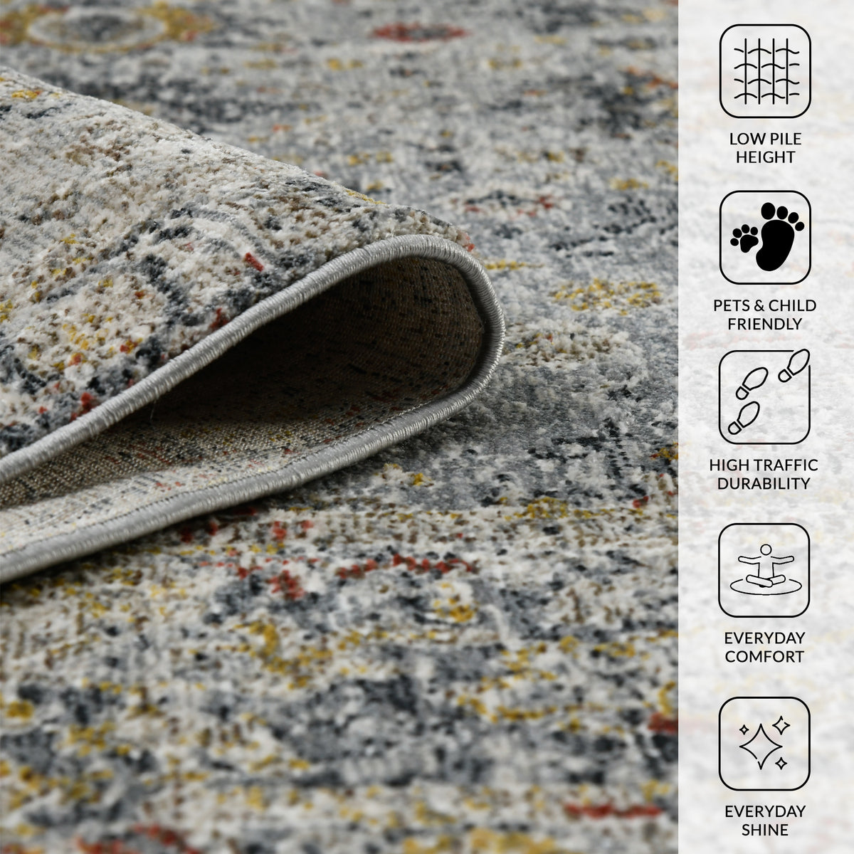 Amer Fairmont FAI-1 Multi area rug - infographic view