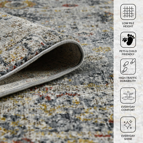 Amer Fairmont FAI-1 Multi area rug - infographic view