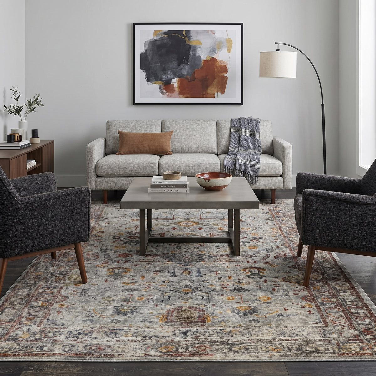 Amer Fairmont FAI-5 Spice area rug - lifestyle view