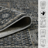 Amer Fairmont FAI-6 Charcoal area rug - infographic view