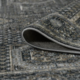 Amer Fairmont FAI-6 Charcoal area rug - rolled view
