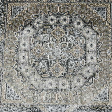 Amer Fairmont FAI-6 Charcoal area rug - color swatch view