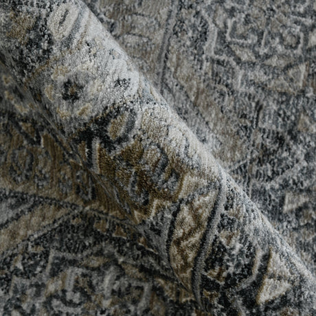Amer Fairmont FAI-6 Charcoal area rug - color swatch view