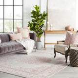 Jaipur Fables Malo Fb123 Bright White / Parfait Pink Rugs