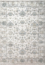 Dynamic Rugs Flare 14742 Power Loomed Traditional Beige/Blue Rug
