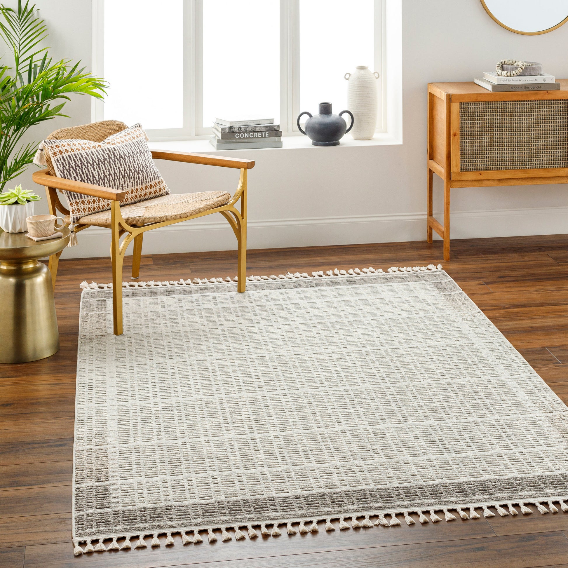 Surya Finland Fnd-2300 Cream, Off-White Area Rug