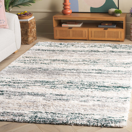 Safavieh Fontana Shag Fnt842C Ivory/Green Area Rug