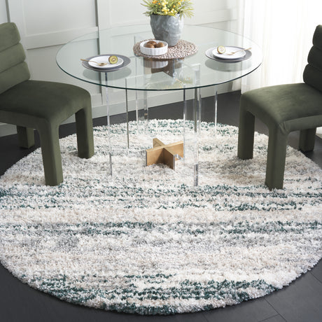 Safavieh Fontana Shag Fnt842C Ivory/Green Area Rug