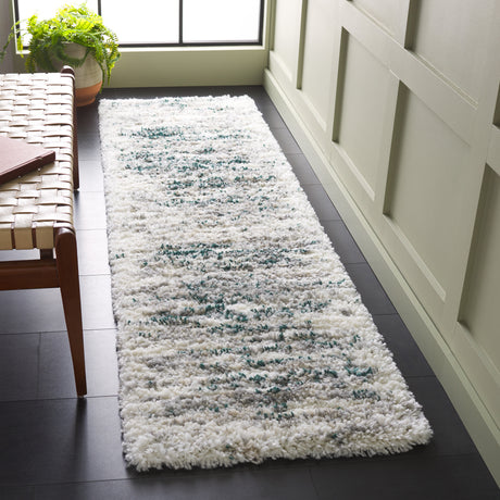 Safavieh Fontana Shag Fnt850C Ivory/Green Area Rug